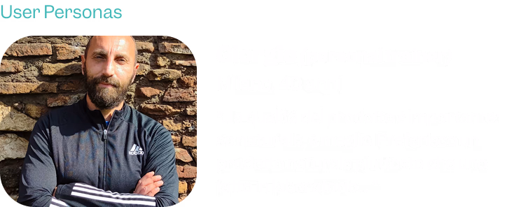 User personas del progetto REVIVA User personas del progetto REVIVA