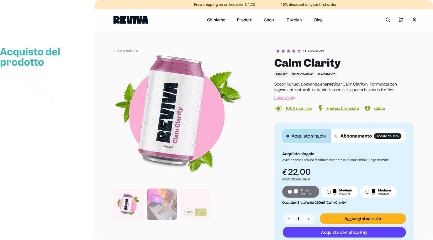 Acquisto prodotto del progetto REVIVA