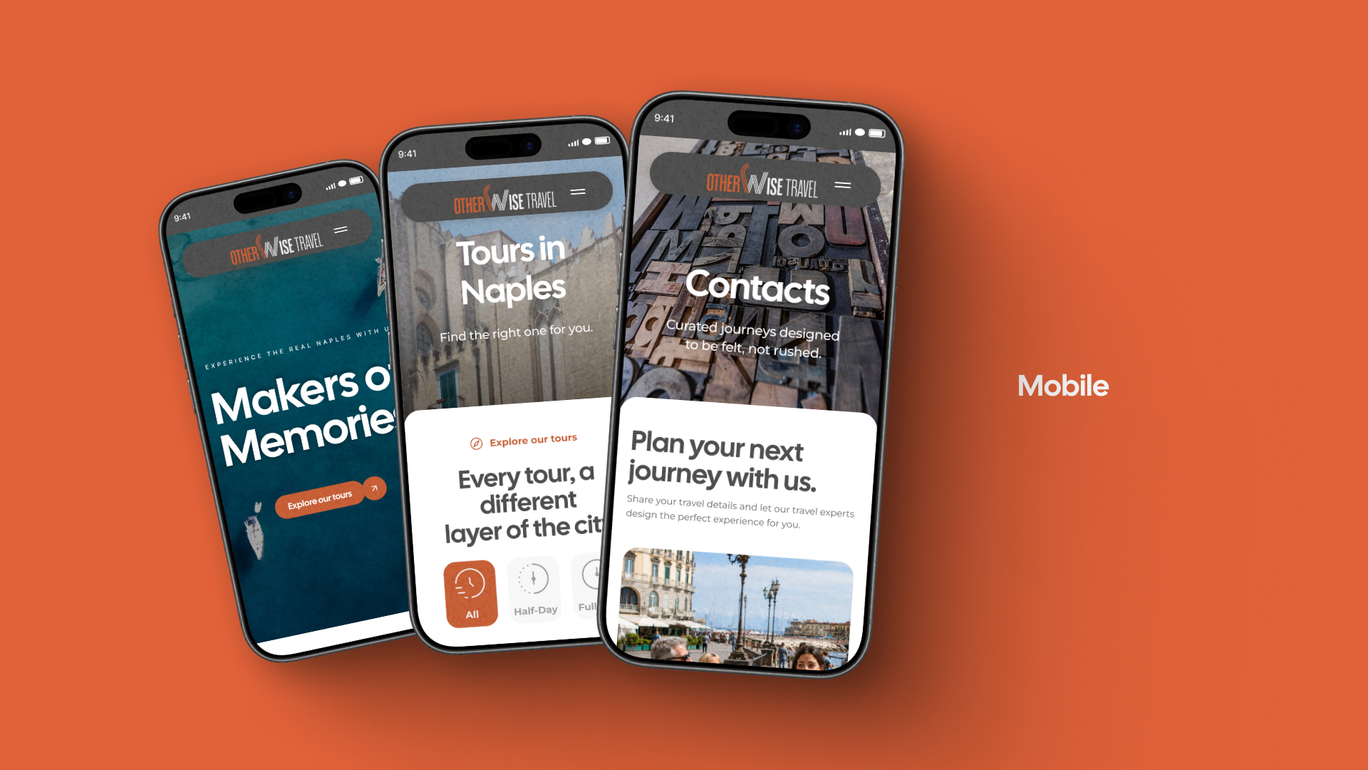 Other Wise Travel - Viste mobile