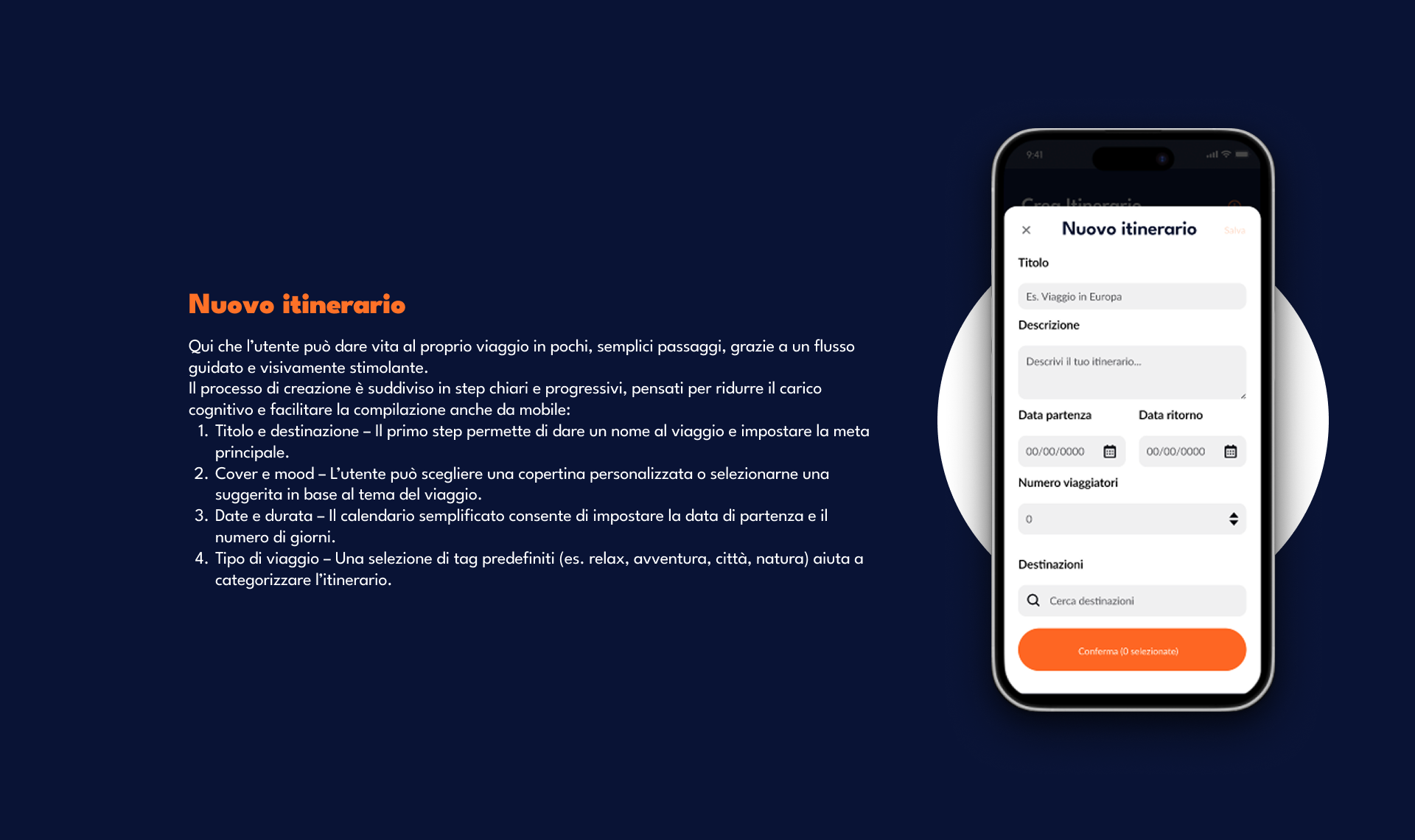 Panoramica del progetto Travel App