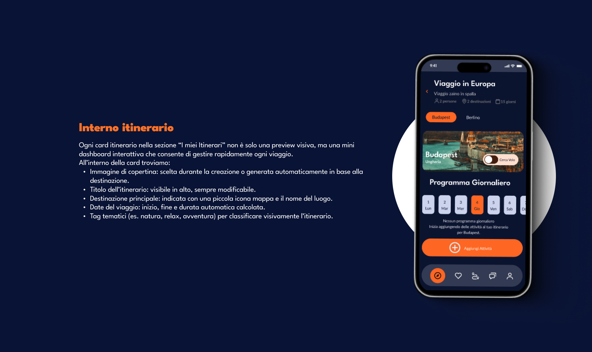 Panoramica del progetto Travel App