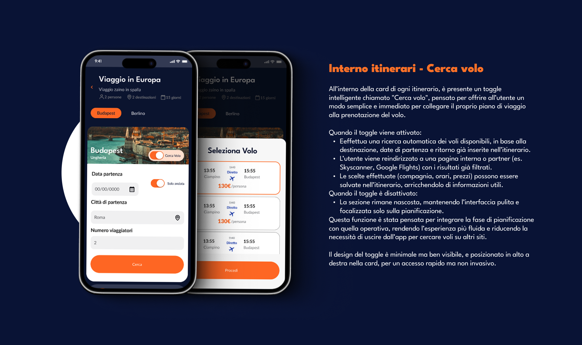 Panoramica del progetto Travel App